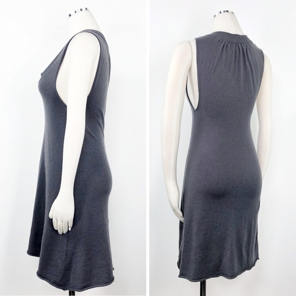 Alexander Wang Cashmere Grey Fit Flare Tank Dress - Picture 7 of 8